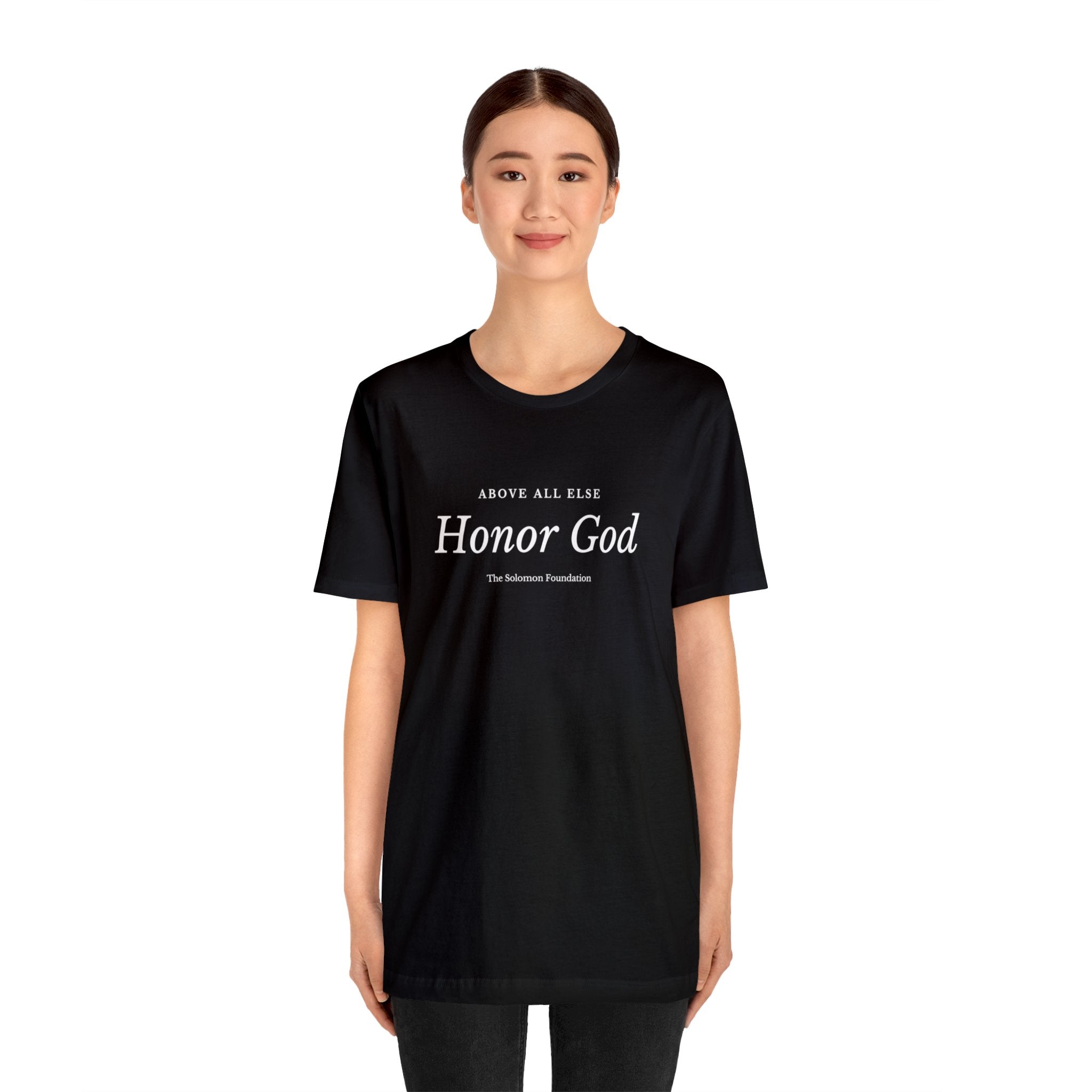 Honor God | Unisex Jersey Short Sleeve Tee