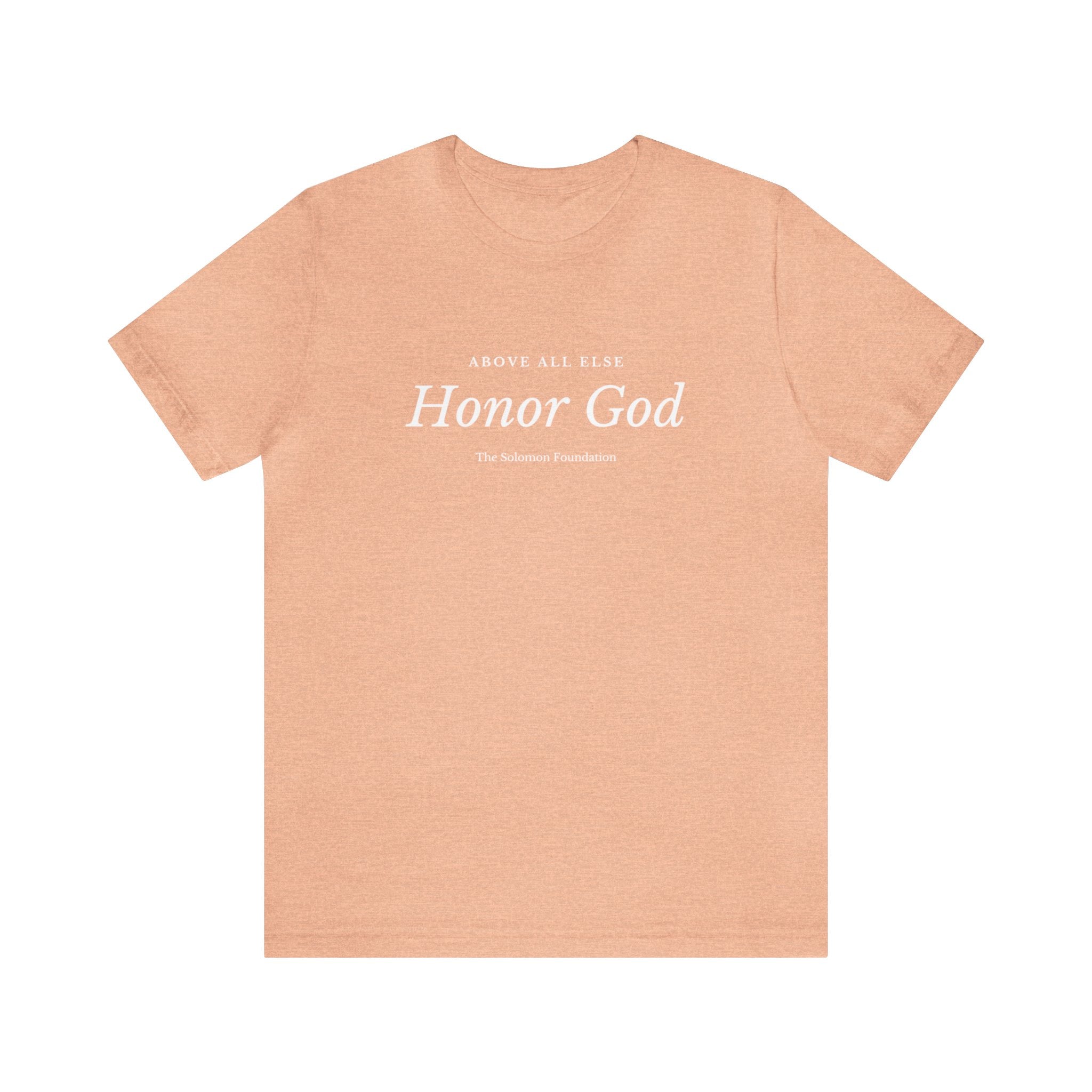 Honor God | Unisex Jersey Short Sleeve Tee