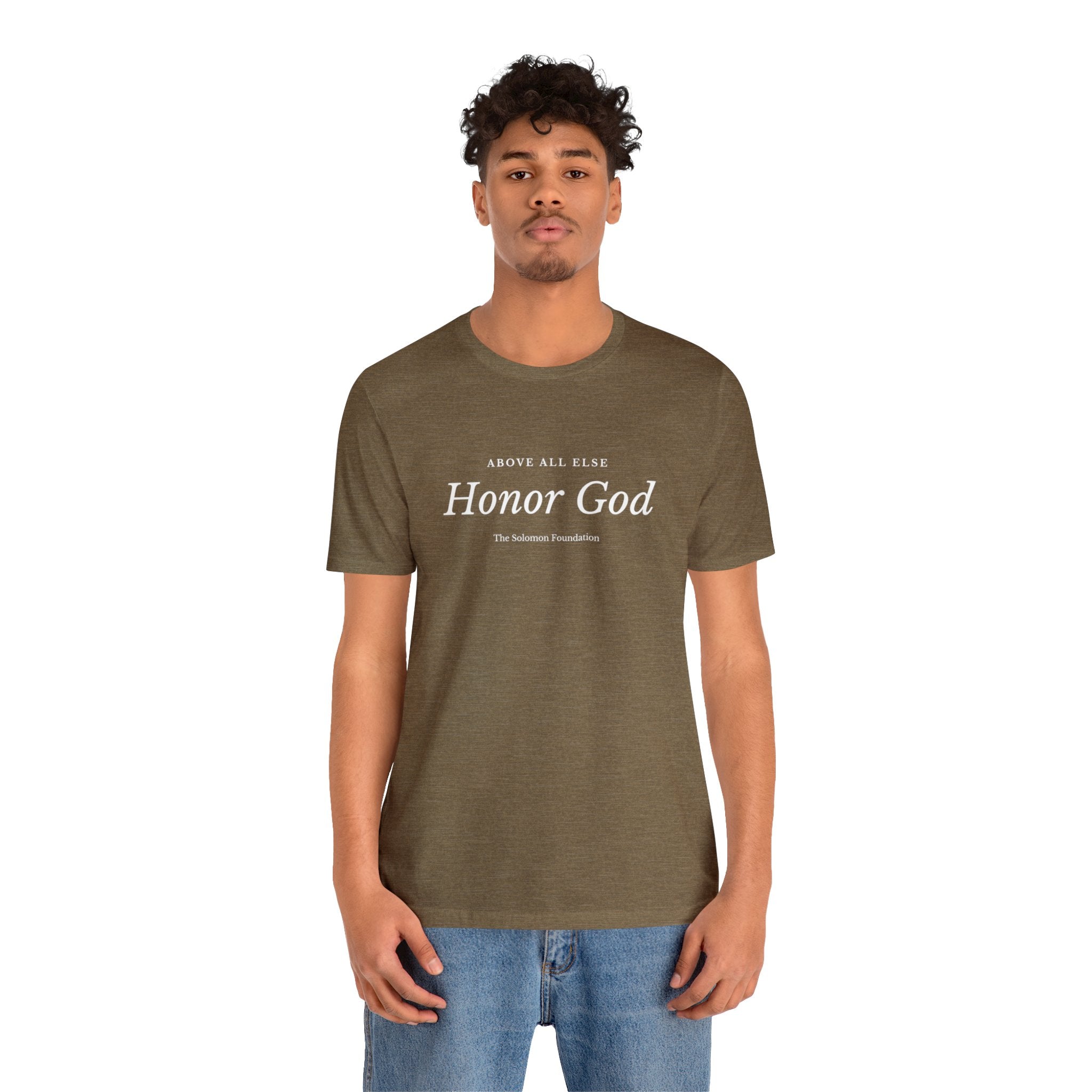 Honor God | Unisex Jersey Short Sleeve Tee