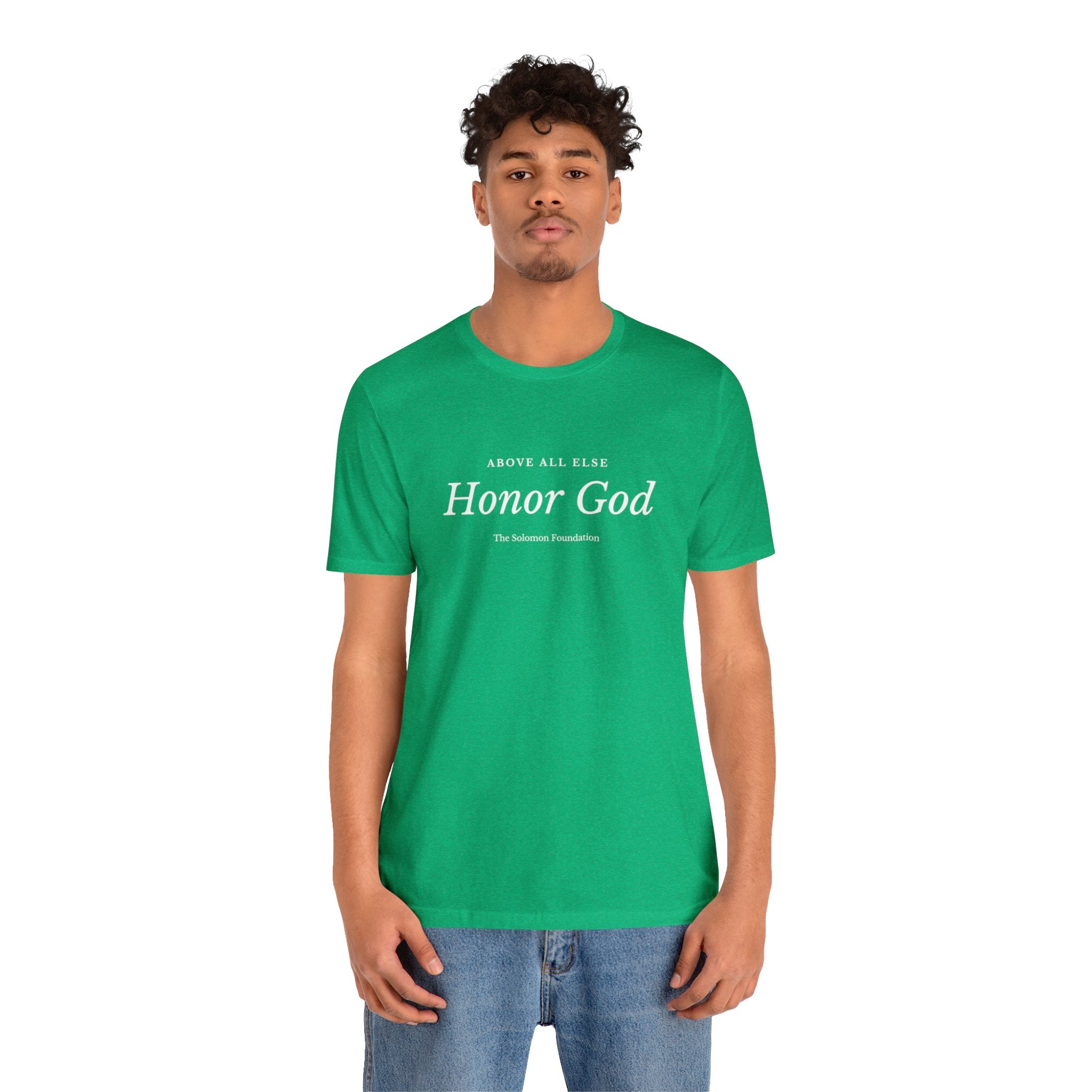 Honor God | Unisex Jersey Short Sleeve Tee