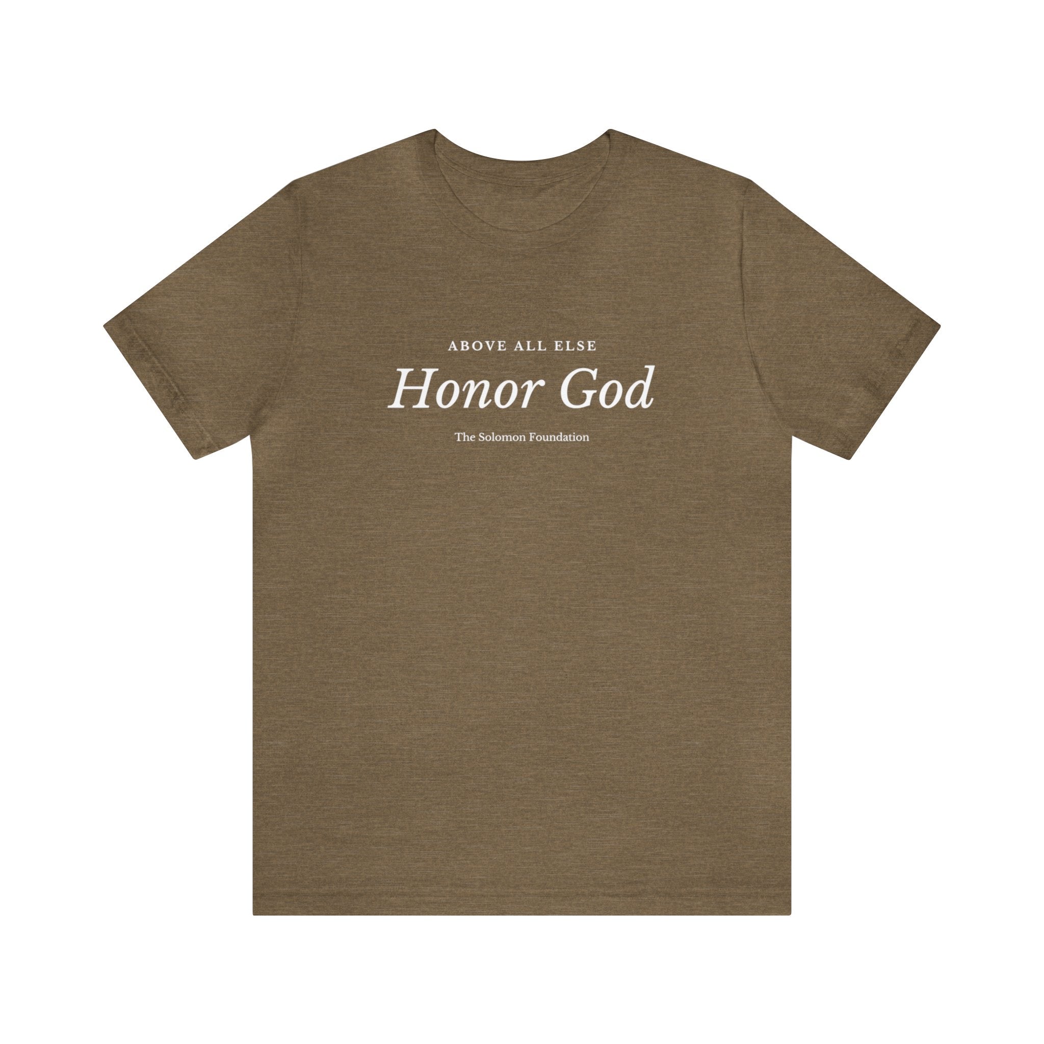 Honor God | Unisex Jersey Short Sleeve Tee
