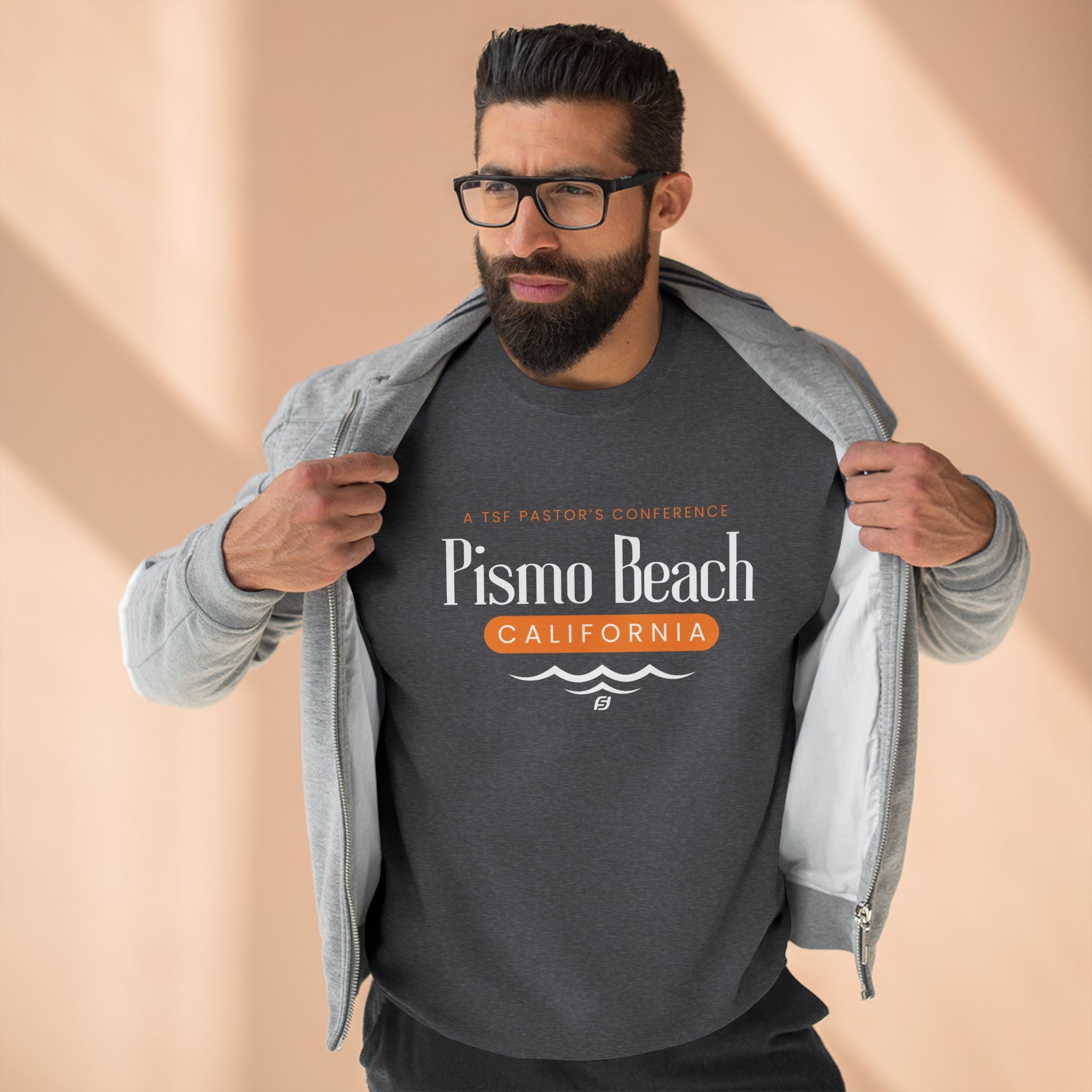 Pismo with Logo Unisex Crewneck Sweatshirt